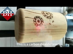 Machines de marquage au laser par dioxyde de carbone de type armoire à point fixe à trois axes