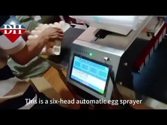 Machine de codage automatique à pulvérisation d'œufs à six buses